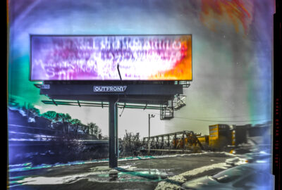 pinhole digital billboard